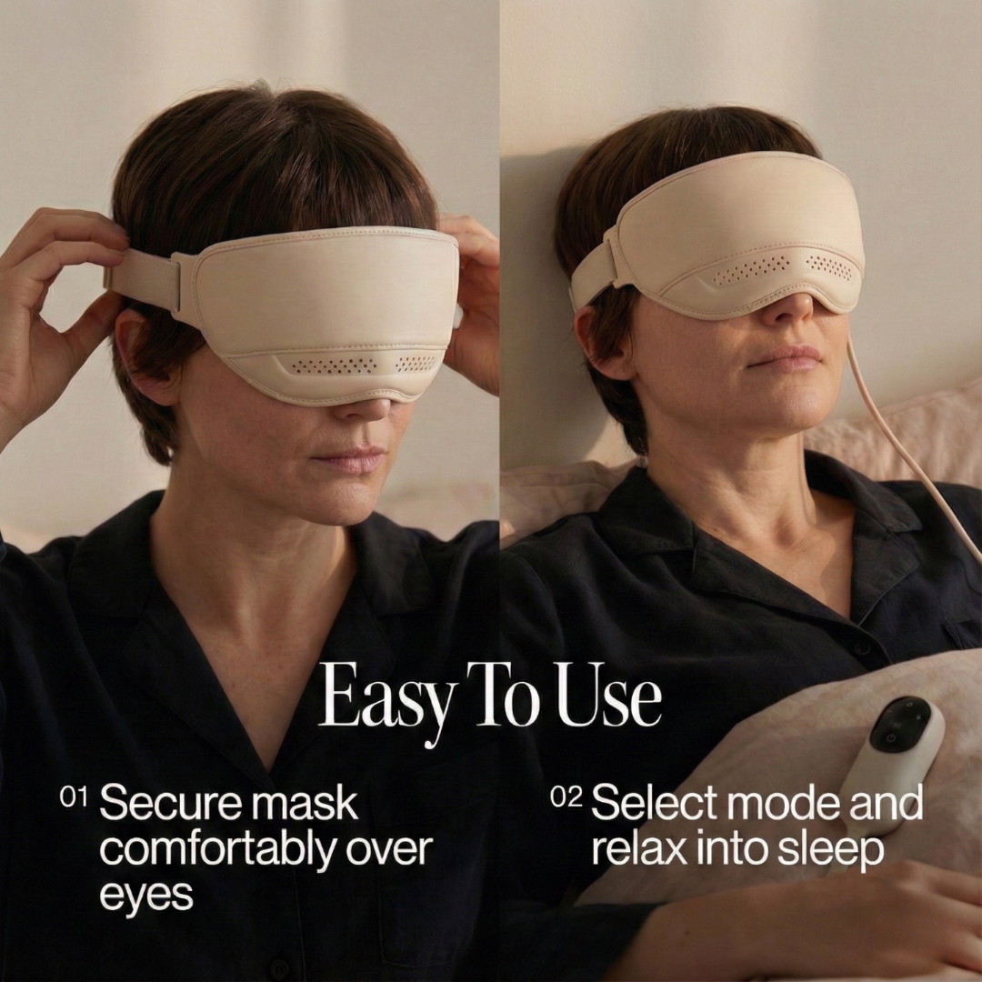 Nuralis NeuroRest Smart Heated Mask for Deep Sleep & Anxiety Relief | 100% Guaranteed