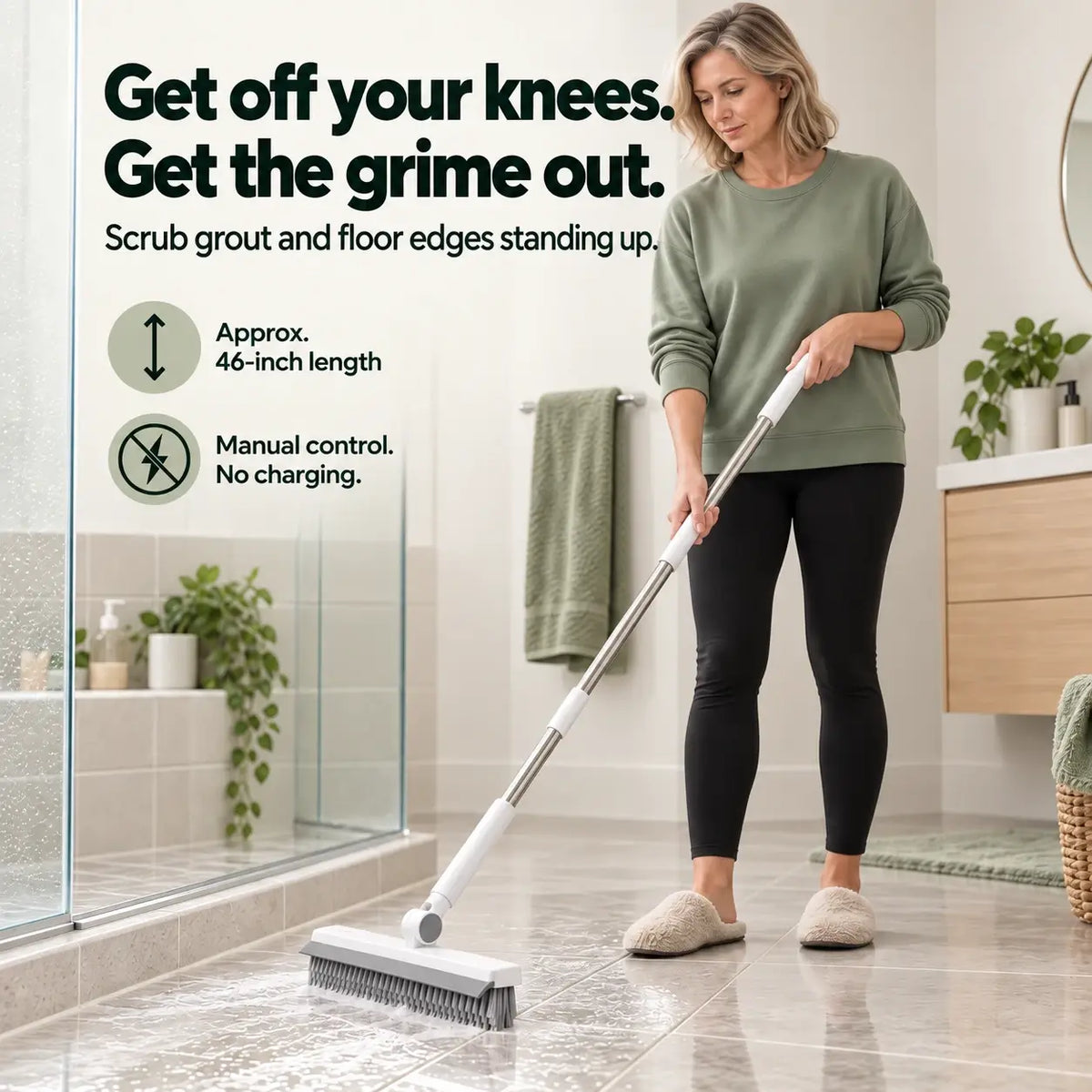 Get off your knees. Get the grime out.