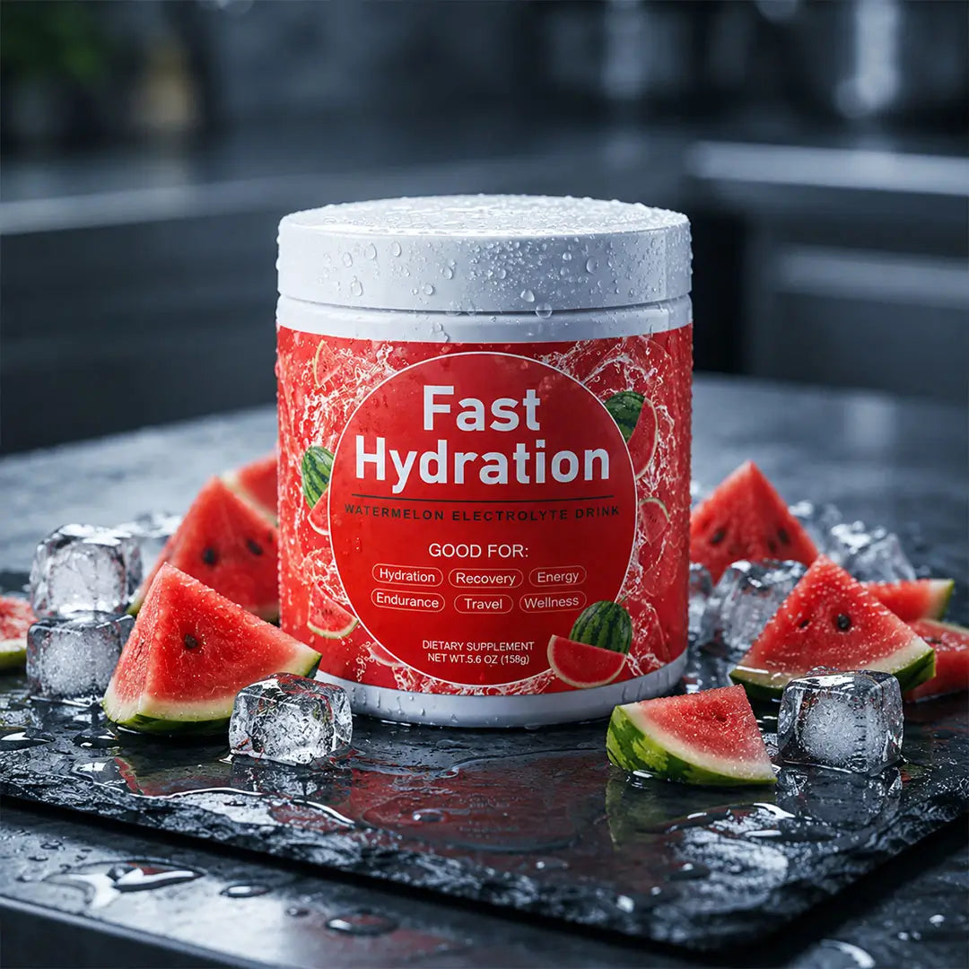 Fast Hydration Watermelon tub with fruit and ice