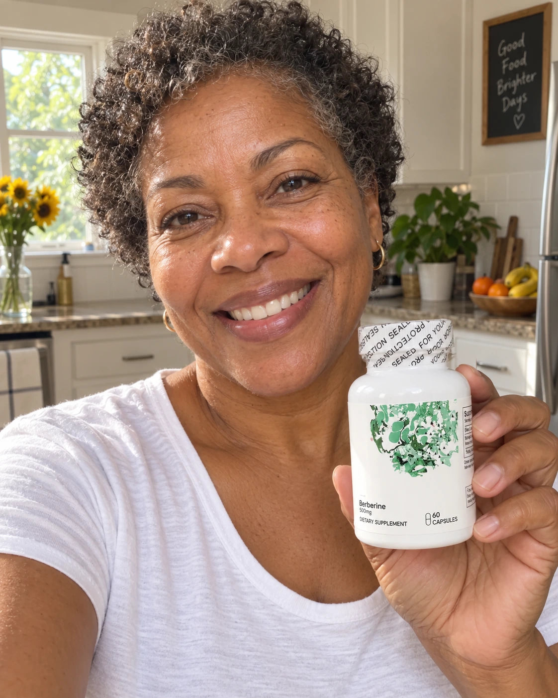 Illustrative product-in-hand lifestyle portrait 2