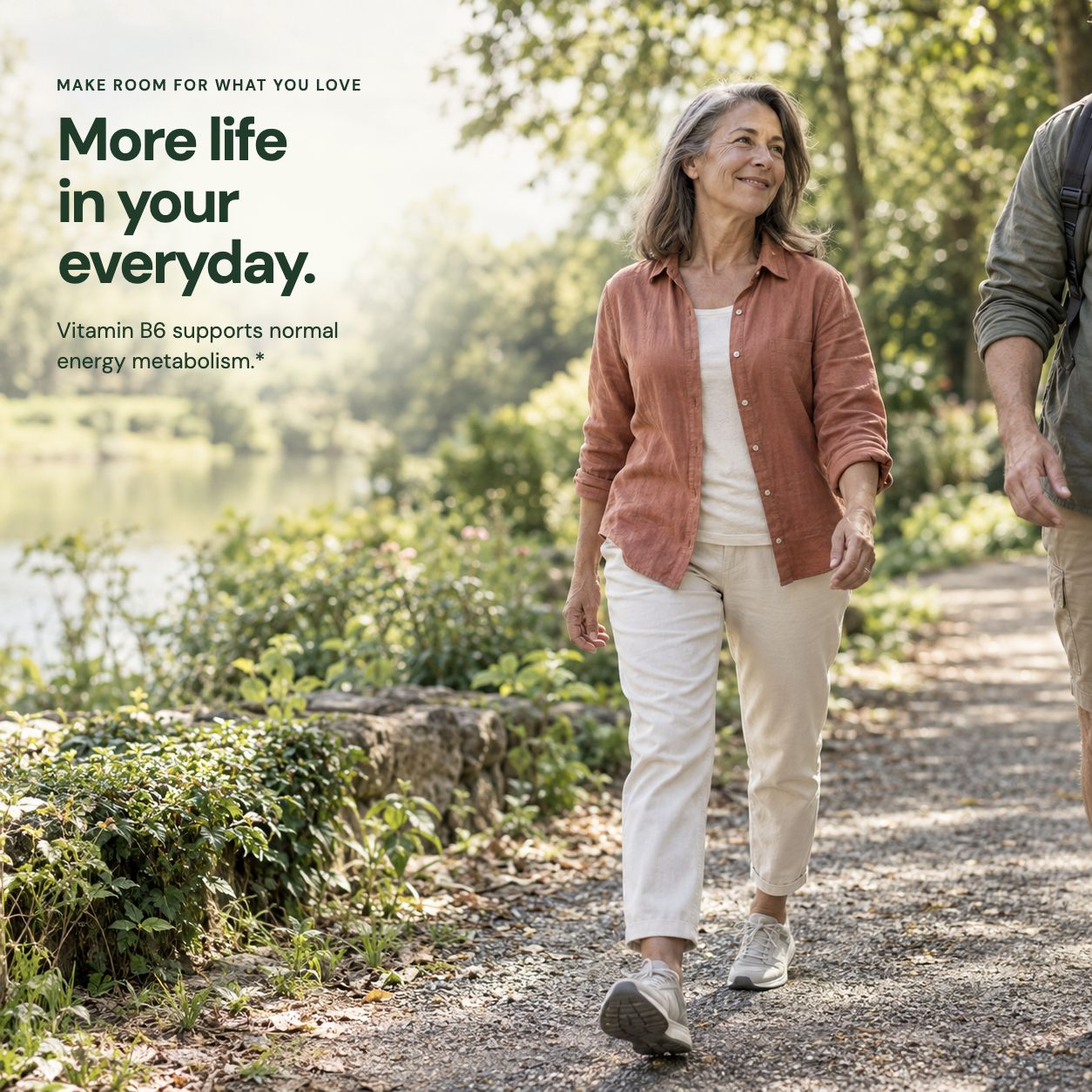 Make room for the days you enjoy: everyday energy support with vitamin B6